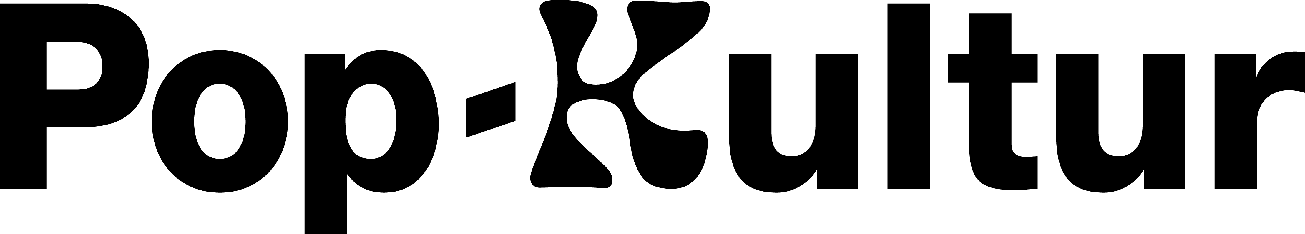 Logo Pop-Kultur 2023 in Schwarz