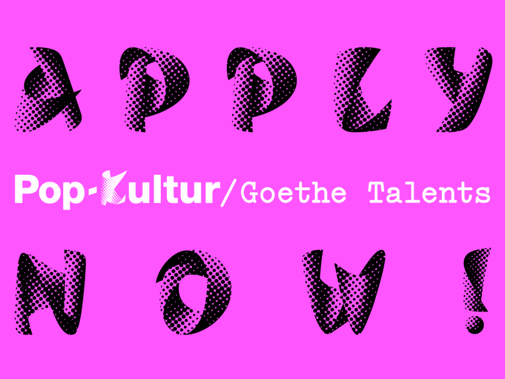 Goethe Talents 2024 ist ab sofort für Bewerbungen geöffnet
